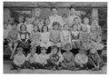 1908~ Uncle Ed Allen (front, 2nd fr left); behind Ed is his sister Mabel (white blouse, dark jumper).jpg