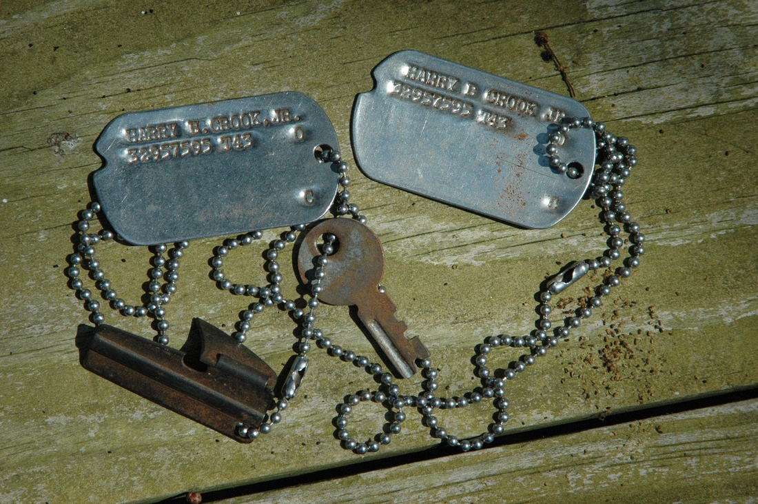 1945~ Harry's Dog Tags.jpg.JPG