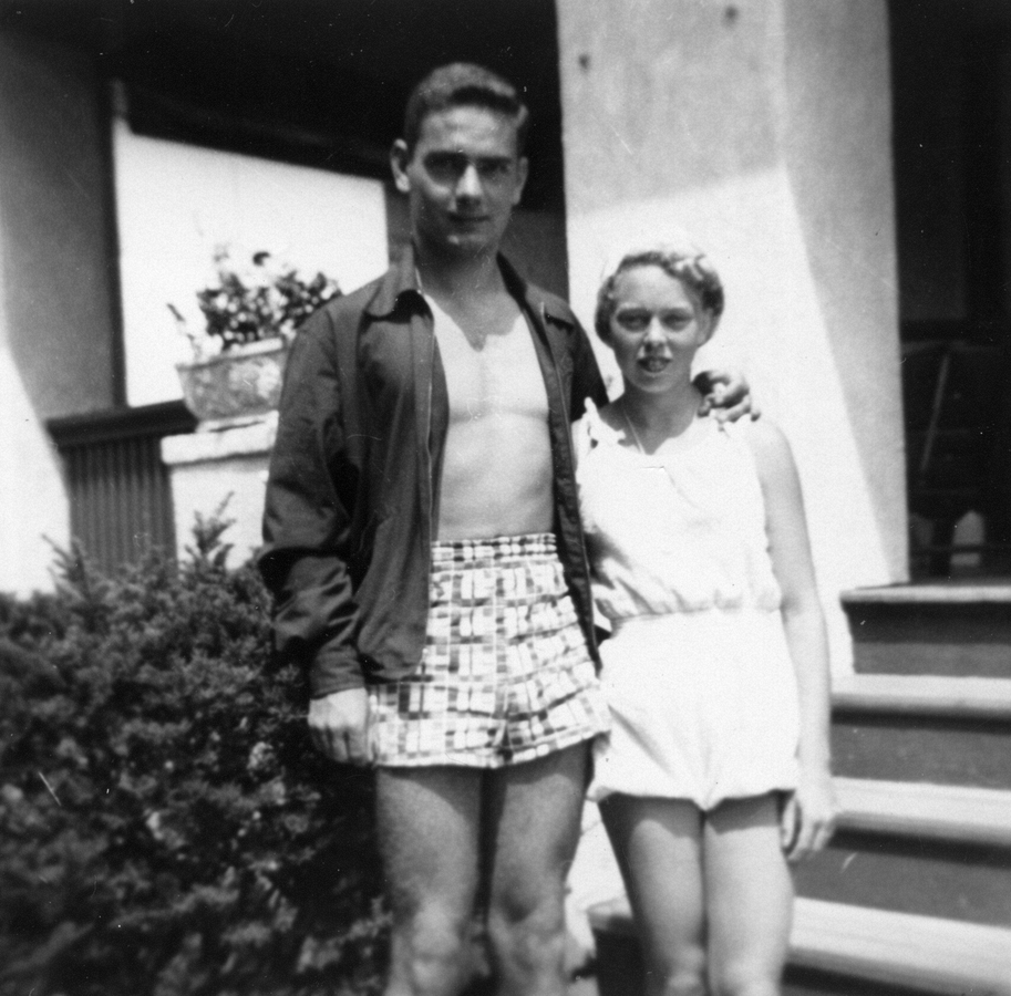 1953-07~ Don Allen & Kelly.jpg