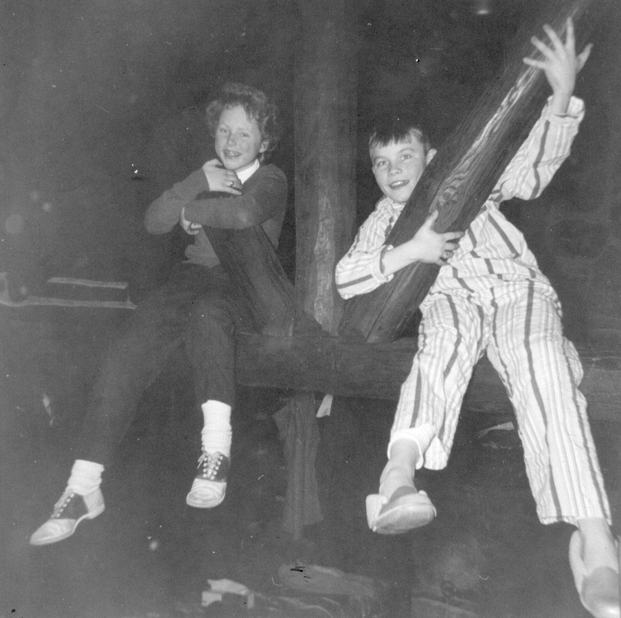 1955 Ellen & Denny Nemeth; Stokes State Forest.jpg