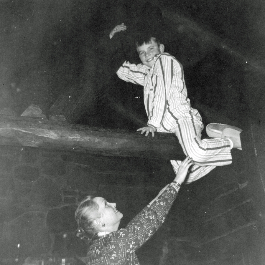 1955 Mary & Denny Nemeth; Stokes State Forest.jpg
