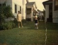 1966-08 Karen & Eric - check that form - that red horseshoe in mid-air turned out to be a leaner.jpg