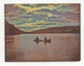 1967 Harry & Karen in canoe with toy sailboat; Lake Minnewaska.jpg