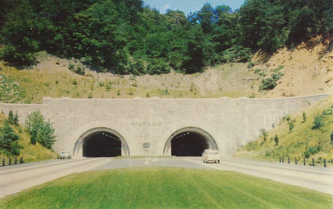 1950-10-23 2 West Rock Tunnel postcard.jpg