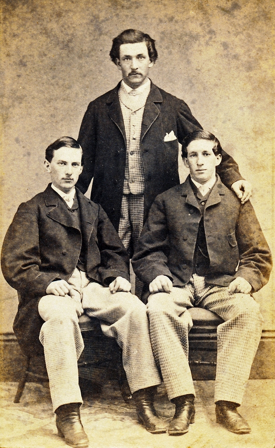 1865 3 Fred Buckingham (left), Russ Dickerman (center) & Bill Fowler (right) [073].jpg