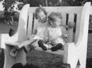 1935~07-28 Joan & Diane Beehler, Bantam Lake CT.jpg