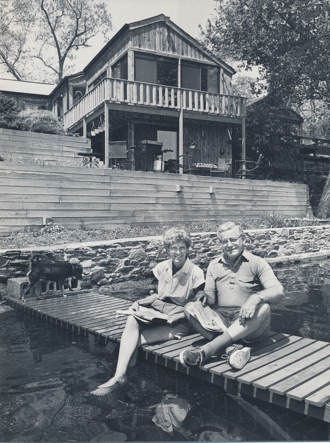 1989-05~ Nancy & George, newly retired to Rogers Lake, Old Lyme CT.jpg