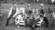 1936~ 3 Everett Chisholm, George Stephan, Fred Griffing, Clarence Razee, Henry Adams, Woodbridge CT.jpg