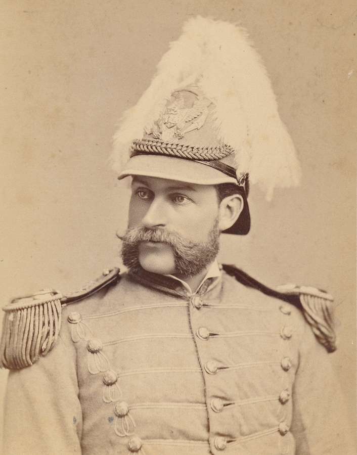 1880~ Major Charles W Blakeslee Jr, Second Company, Governor's Horse Guard, New Haven CT [133].jpg