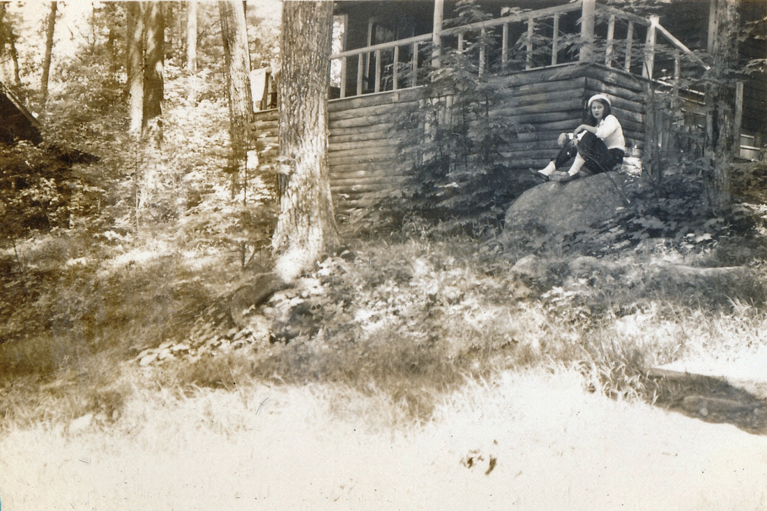 1947-07-03~ 4 Diane, our cabin.jpg