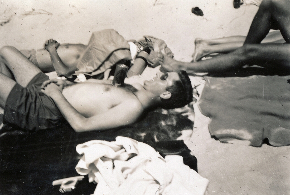 1947-08 2 Pete in repose - Crane's Beach, Ipswich MA.jpg