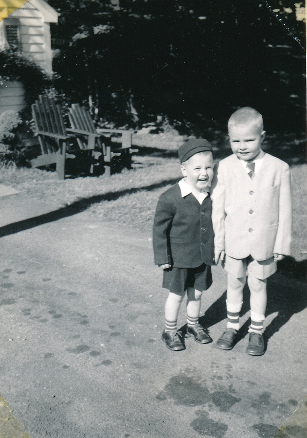 1953-05-29~ 1 Pete Jr takes Dan to final day and PARTY at nursery school.jpg