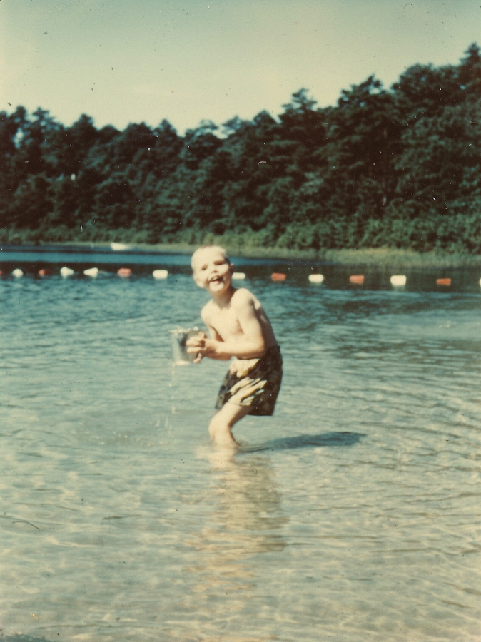 1954-06-28~ 1 Pete Jr, pond near Weare NH.jpg