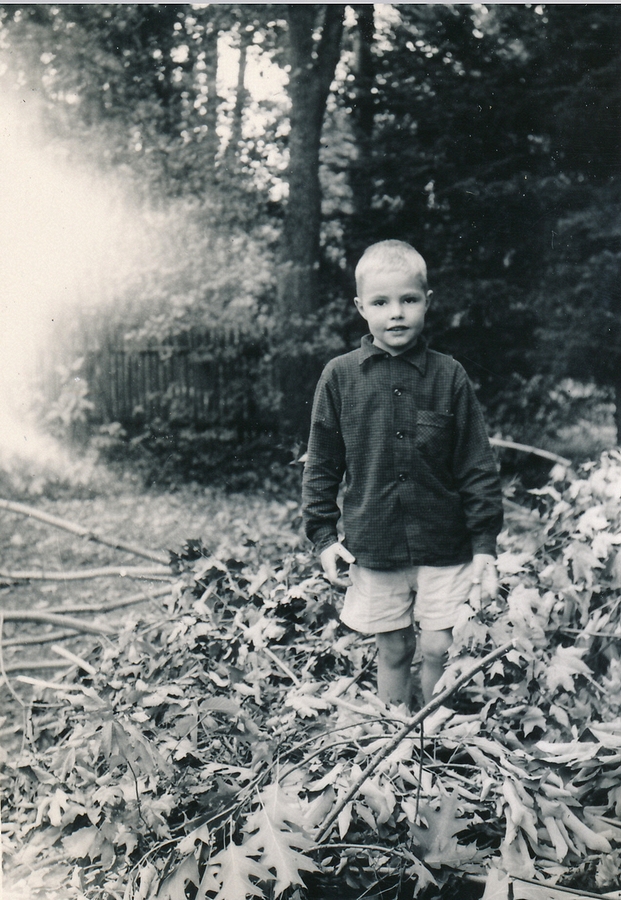 1954-09-03~ 1 Pete Jr, after the storm (likely Hurricane Carol).jpg