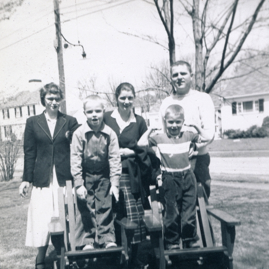 1955-05-01~ 0 Diane, Pete Jr, Til. Dan & Pete (HBD Dad & Dan).jpg