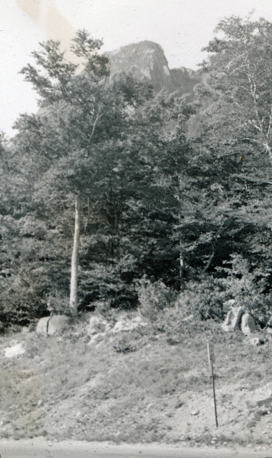 1955-08 11 Our non-profile view of the Old Man of the Mountain, NH.jpg