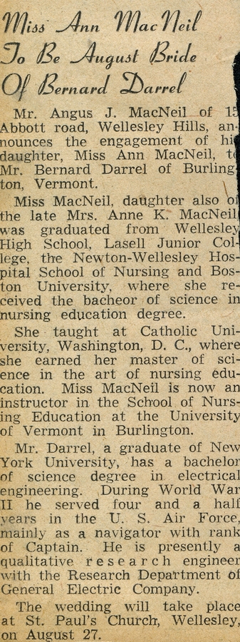 1955-08-27 1 Ann MacNeil to marry Bernard Darrel.jpg
