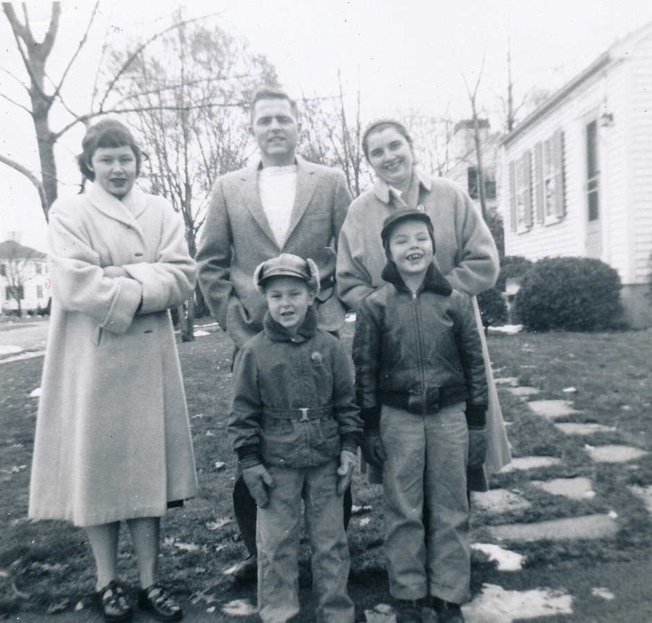 1956-01 9 Us & Aunt Til; Needham MA.jpg