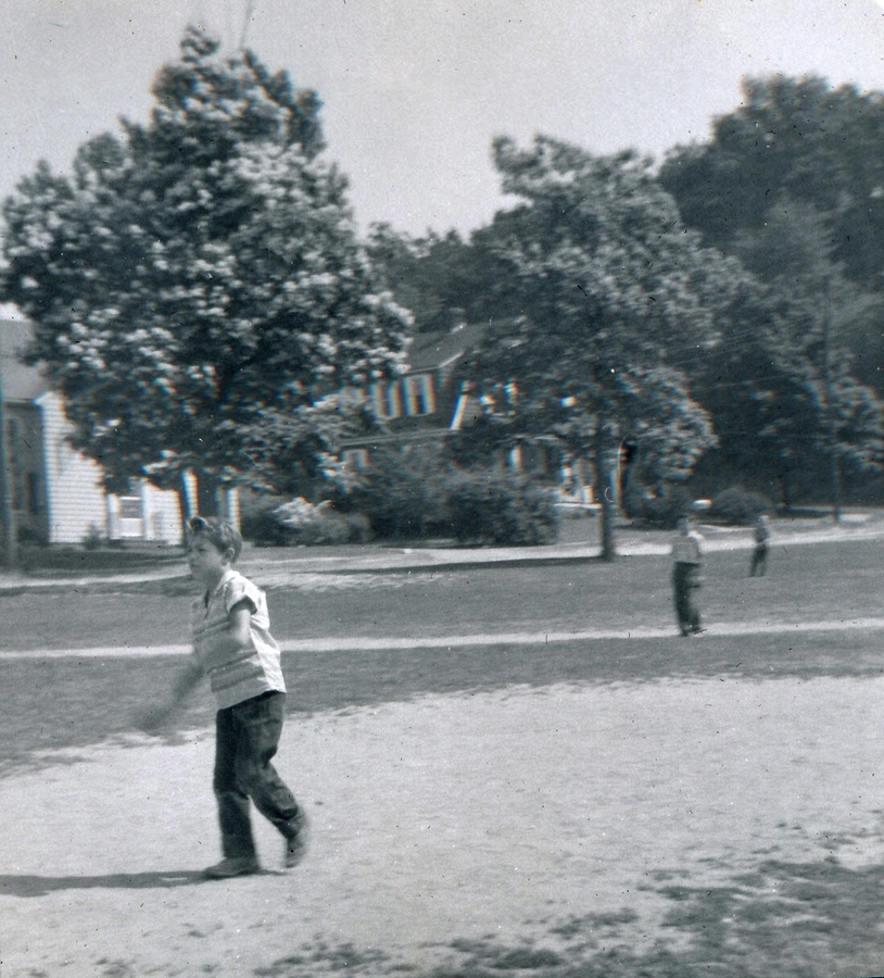 1957-06 4 Jimmy Broadley on Harris School ball field, Needham MA.jpg