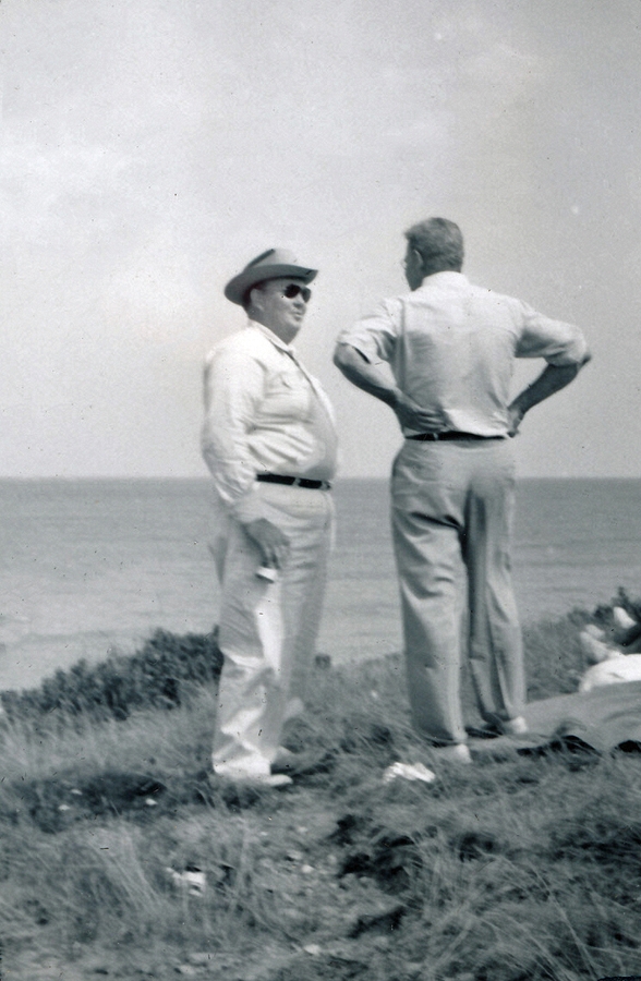 1957-08 03 John Kirk & Howard Forbes.jpg