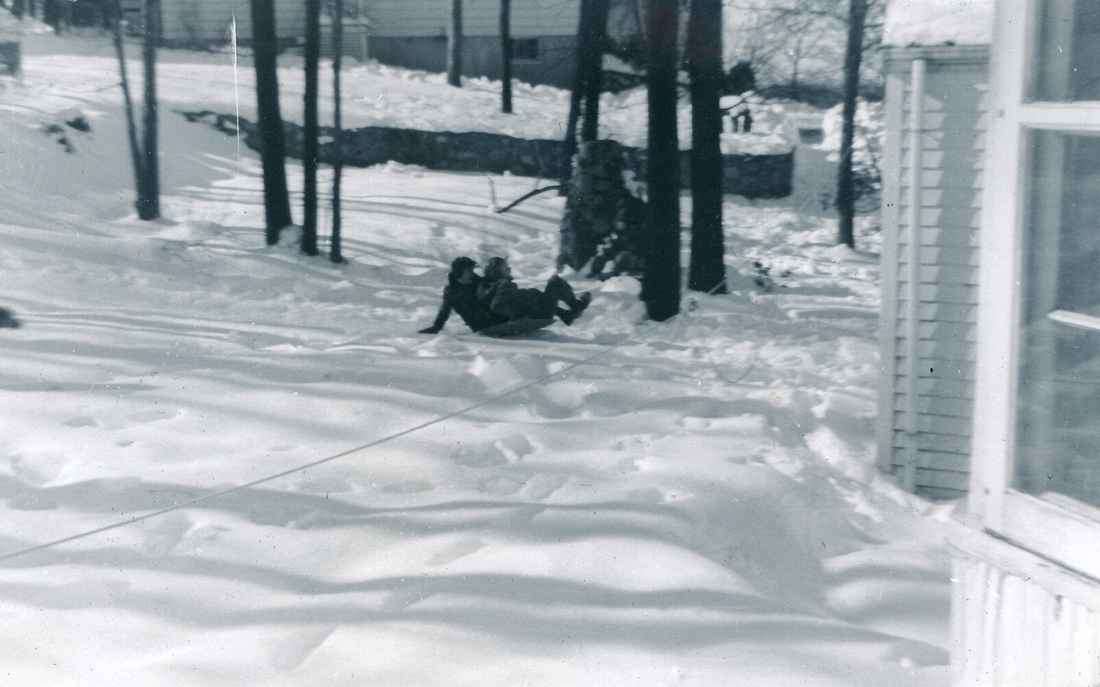 1957-12-28~ 8 Christmas Vacation with new fibreglas flying saucers.jpg