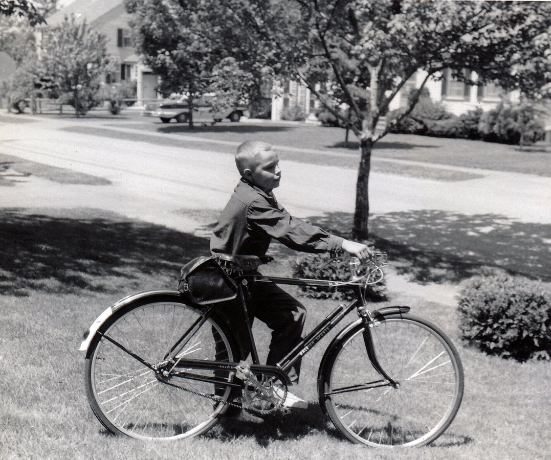 1958-05~ 7 Pete Jr with new bike.jpg