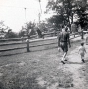 1959-08-early 4 Pete Sr & Andrea; in front of chair lift, on top of Mt Sunapee.jpg