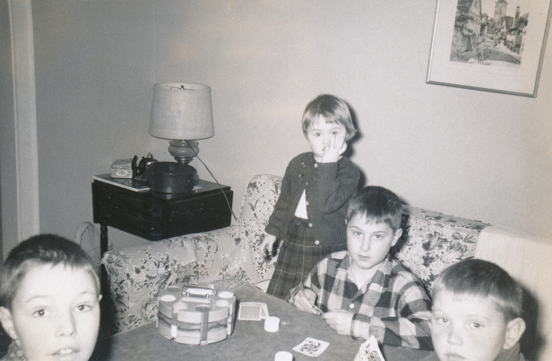 1960-03~ 1 Pete Jr, Andrea, Dan & Chuck Duncan - Poker Game.jpg