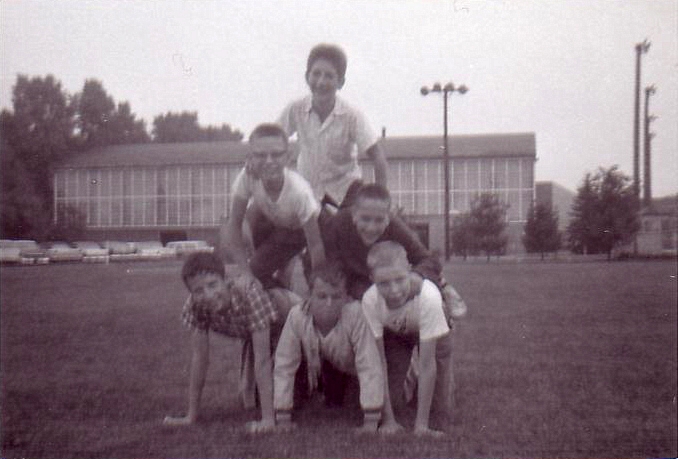 1961-07~ Pete (lower right) at MIT Day Camp.jpg