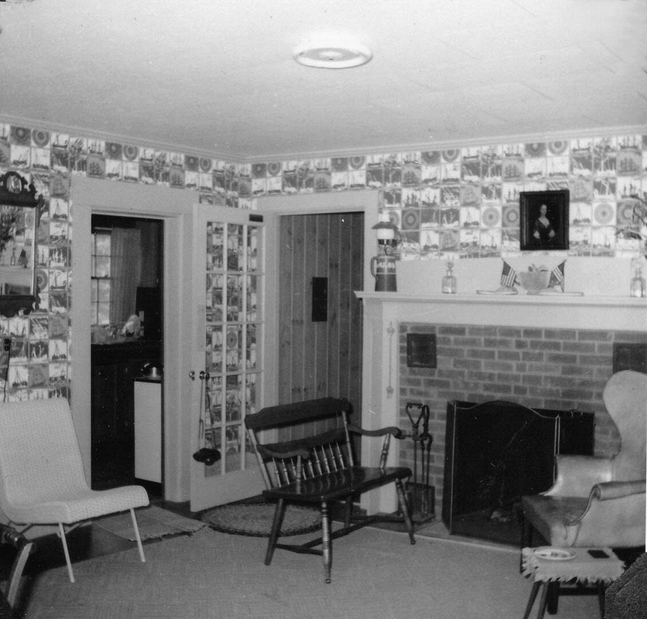 1961-08-11~ 13 Dining room [showing 2 of 5 doors], Islesboro ME.jpg