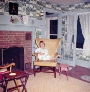 1961-09-03~ 01 Andrea in dining room, Islesboro ME.jpg