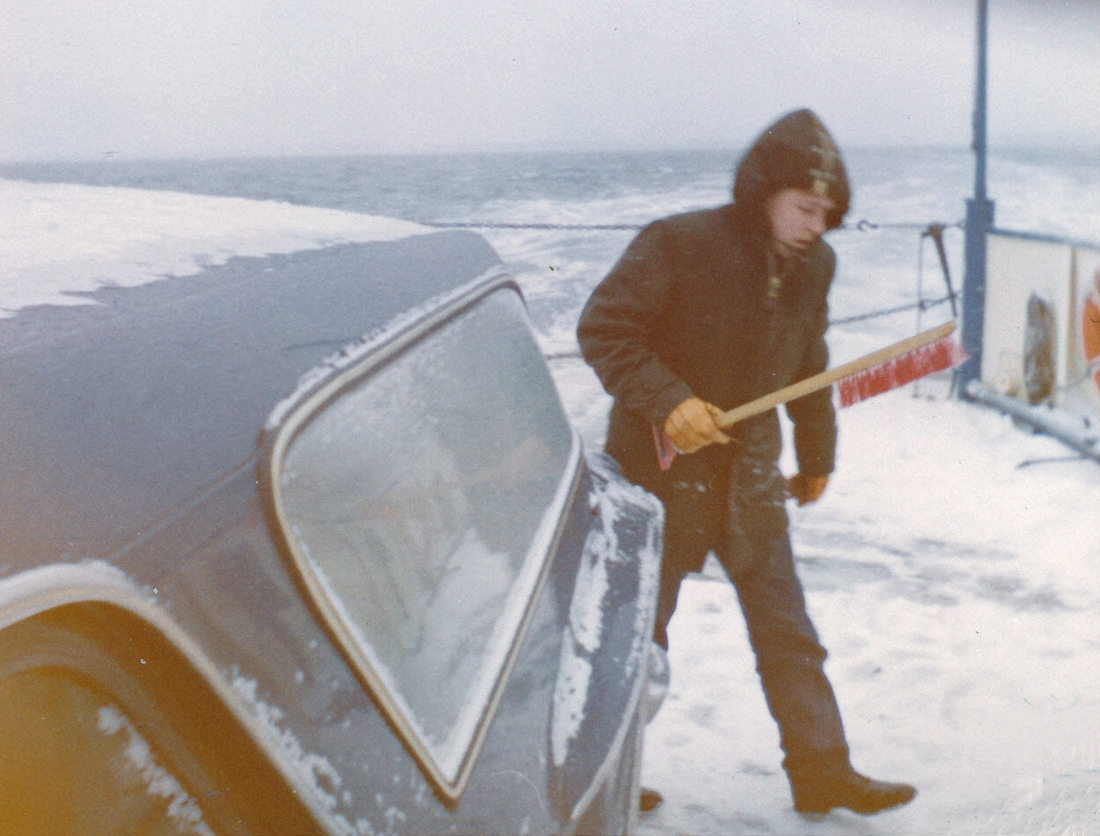 1963-01-01 Dan scraping; rough return trip on Gov Muskie to Lincolnville ME.jpg