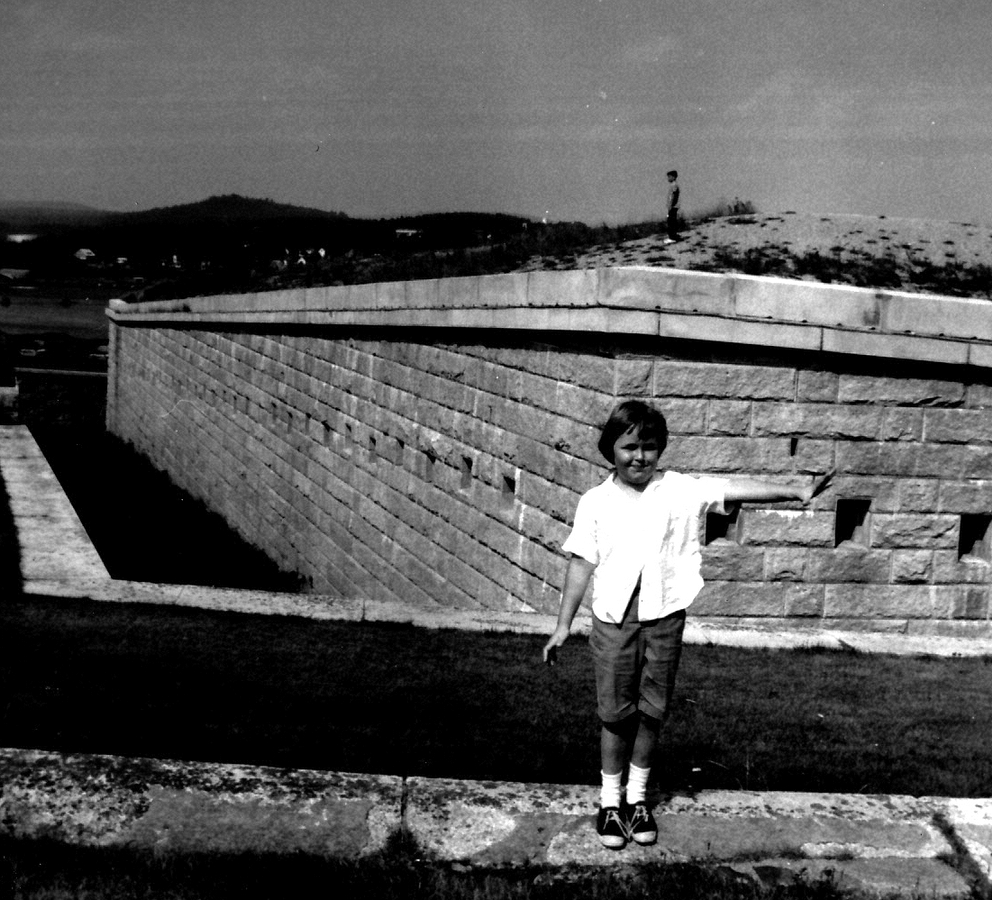 1963-08 05 Andrea, looking 'up river'; Fort Knox ME.jpg