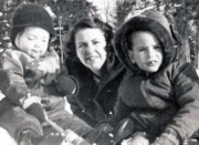 1957-02~ 1 Deidre, Jane & Bob Jr, Ely MN.jpg