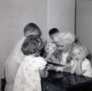 1960-08 Four older Wagers with Jane's friend Gertrude.jpg