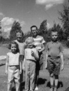 1964-09 2 The Wagers - (f) Tracey, Jans & Matt; (r) Deidra & Bob Jr.jpg