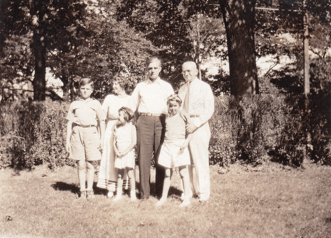 1933~ Pete, Geneth, Til, Hilliard, Jane & Sam.jpg