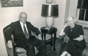 1950-02~ 3 Grandpa Sam & Aunt Gussie, Kew Gardens, LI NY.jpg