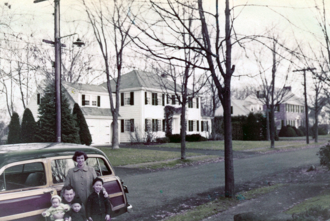 1954-11 Judy, Jack, Carl, Jinny & Ped; Wellesley MA.jpg