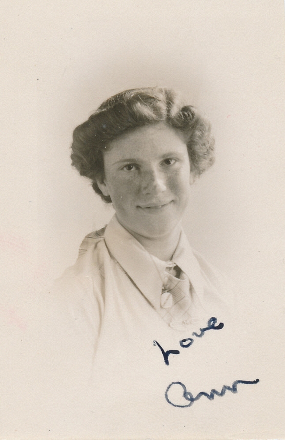 1937 6 Ann Power, Jr HS senior class.jpg