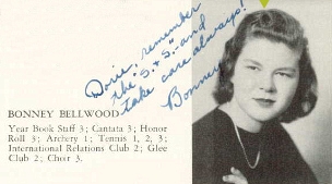 1940 Bonney Bellwood in Wellesleyan yearbook p10.jpg