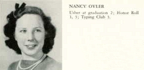 1940 Nancy 'Lee' Oyler in Wellesleyan yearbook p21.jpg