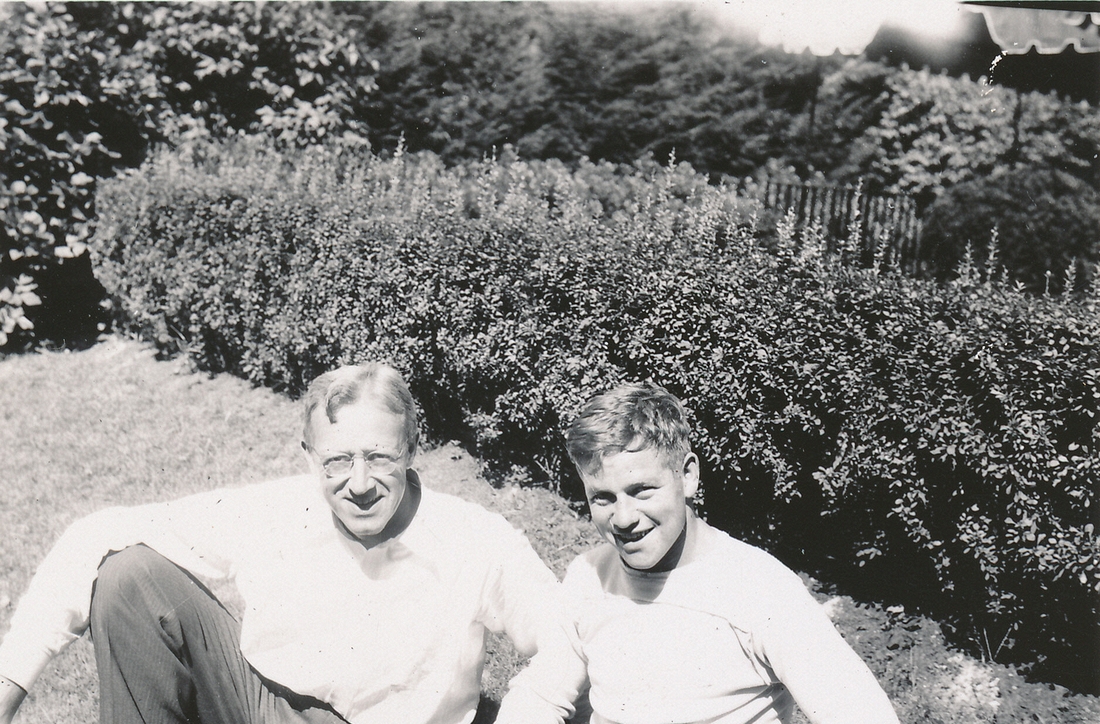 1945-08~ 4 Dad & Jack stop for a breather.jpg