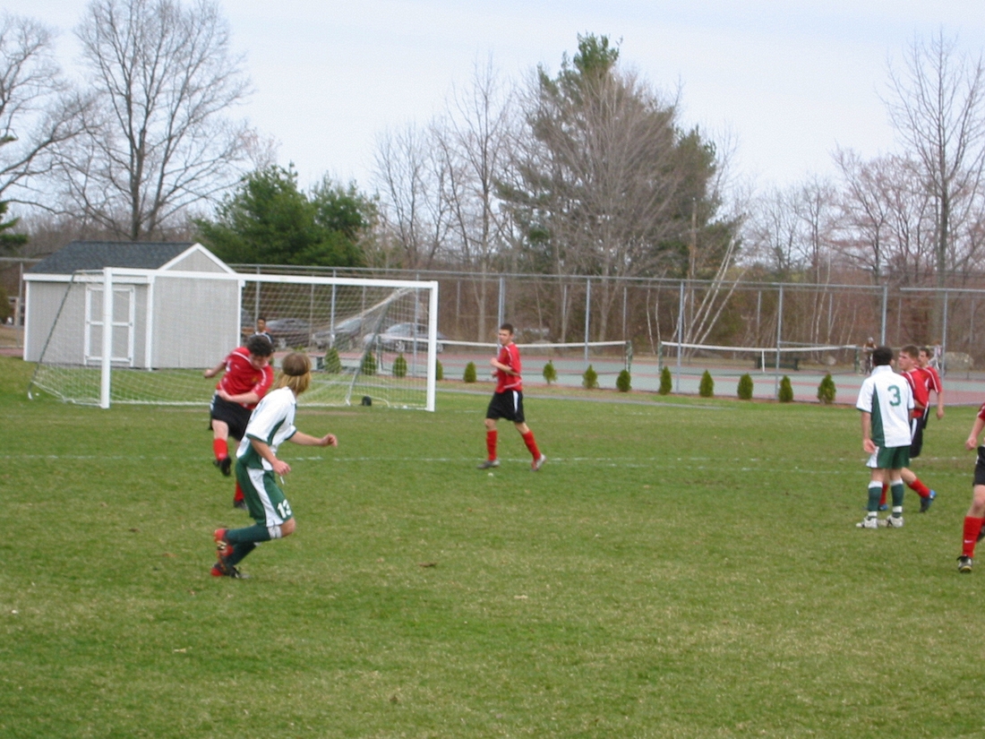 2004-04-18 Joe blasts ball out of sight, Needham.JPG