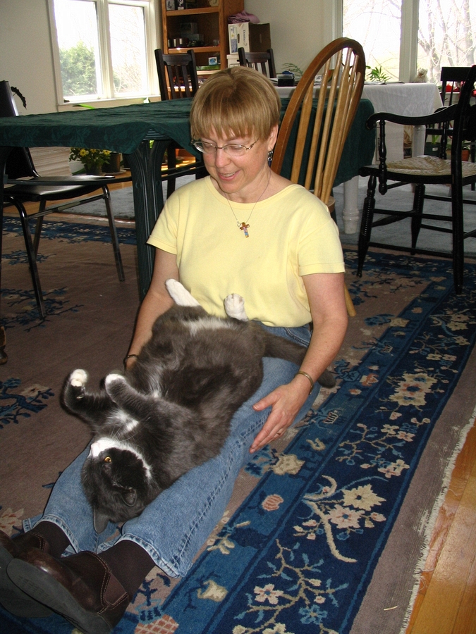 2006-04-16 1 Karen and Mittens, Needham.JPG