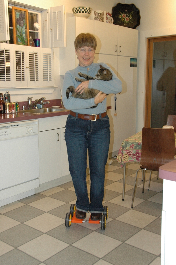 2006-12-07 2 Karen on PedalGo.jpg