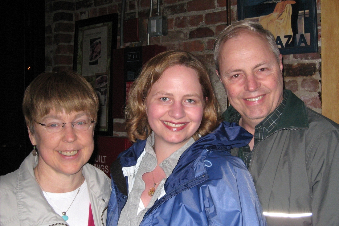 2007-05-21 2 Karen, Morgan, Peter at Sophia's Grotto.jpg