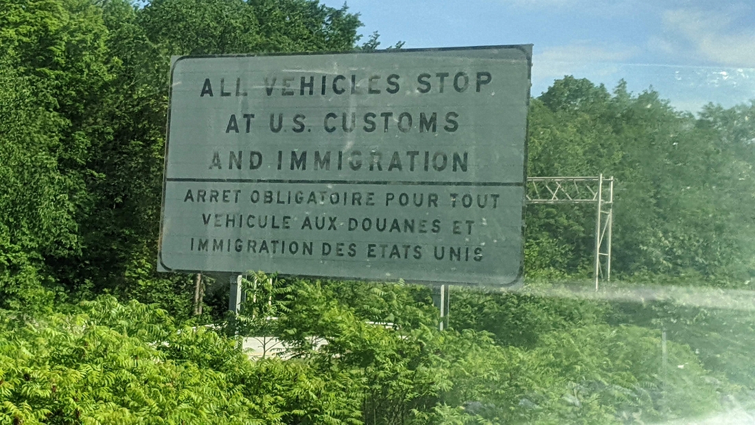 2022-06-11 32 Approaching US Customs, Bus from Montreal to Boston.jpg