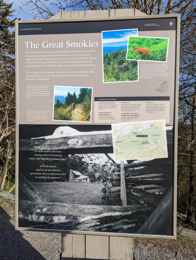 2023-04-20 22 Newfound Gap, Great Smoky Mountains National Park, from Gatlinburg TN.jpg