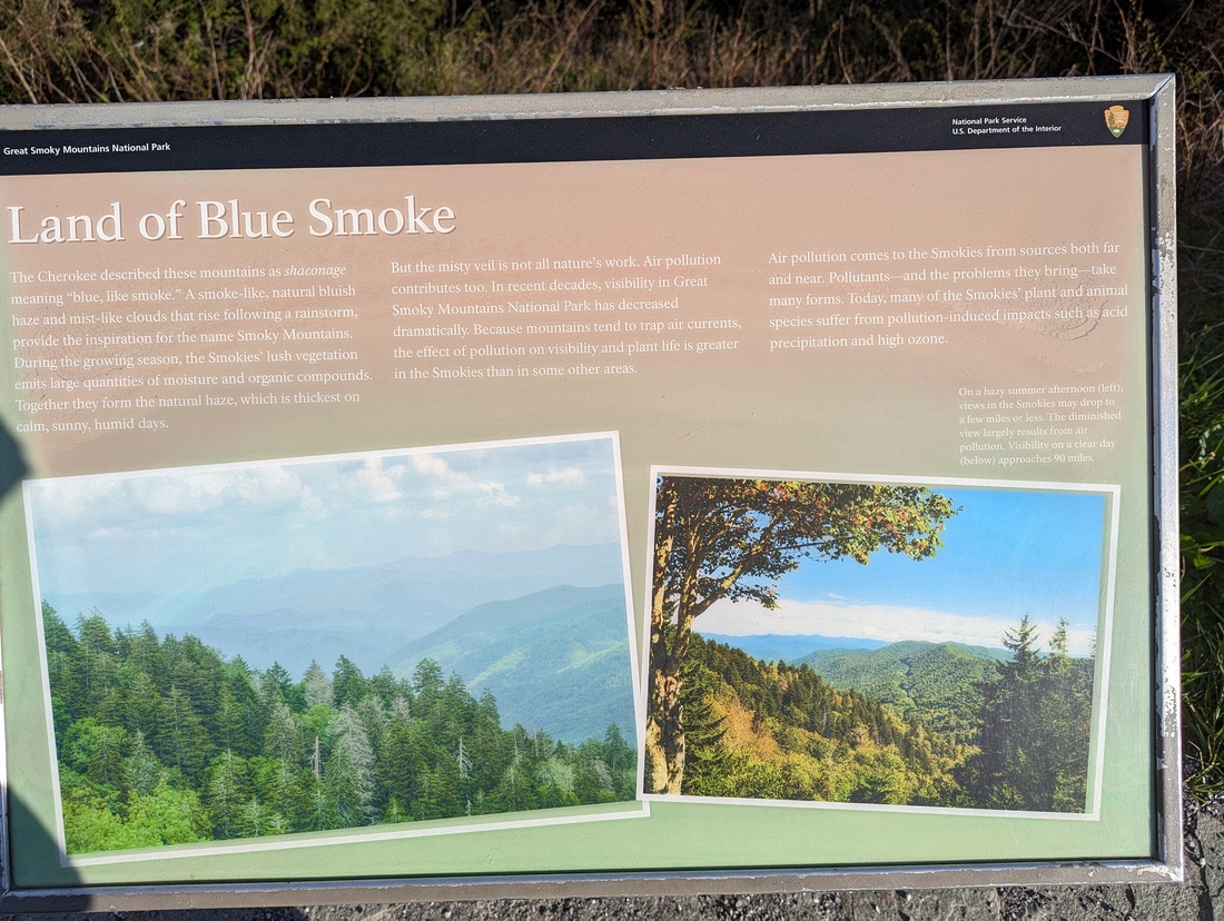2023-04-20 28 Newfound Gap, Great Smoky Mountains National Park, from Gatlinburg TN.jpg